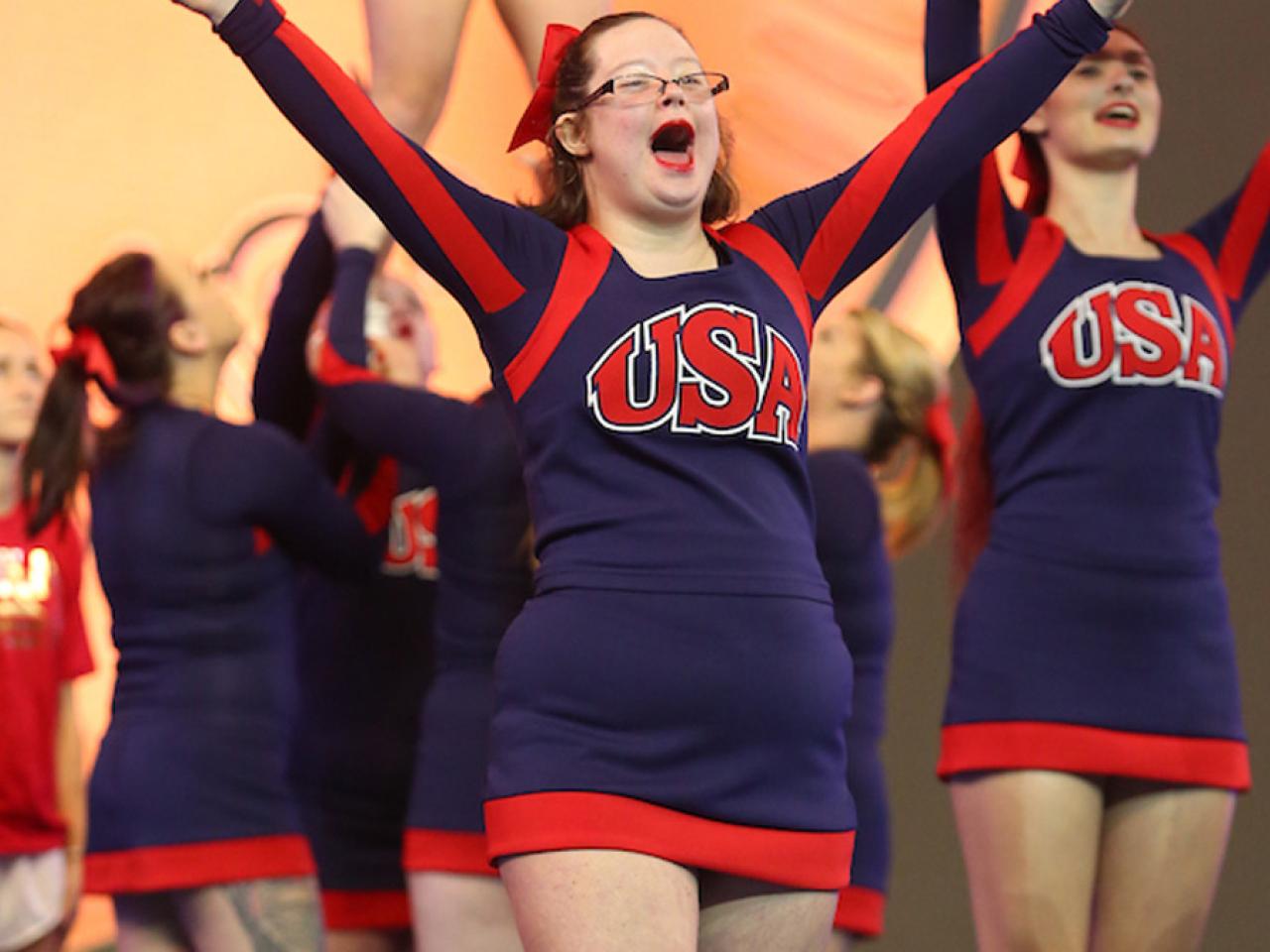Participants in Competitive Cheer