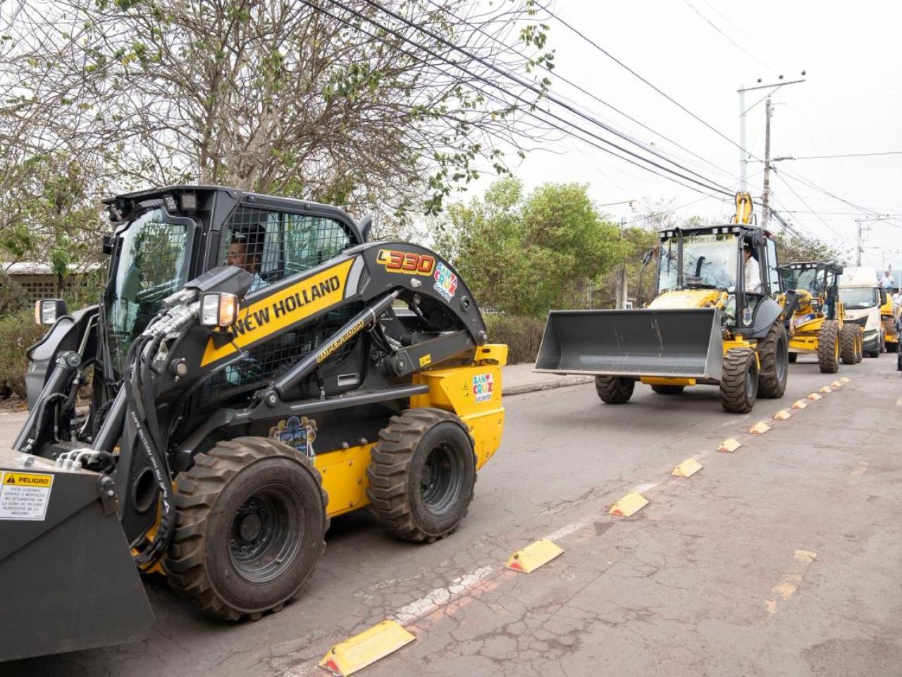 delivery of construction equipment