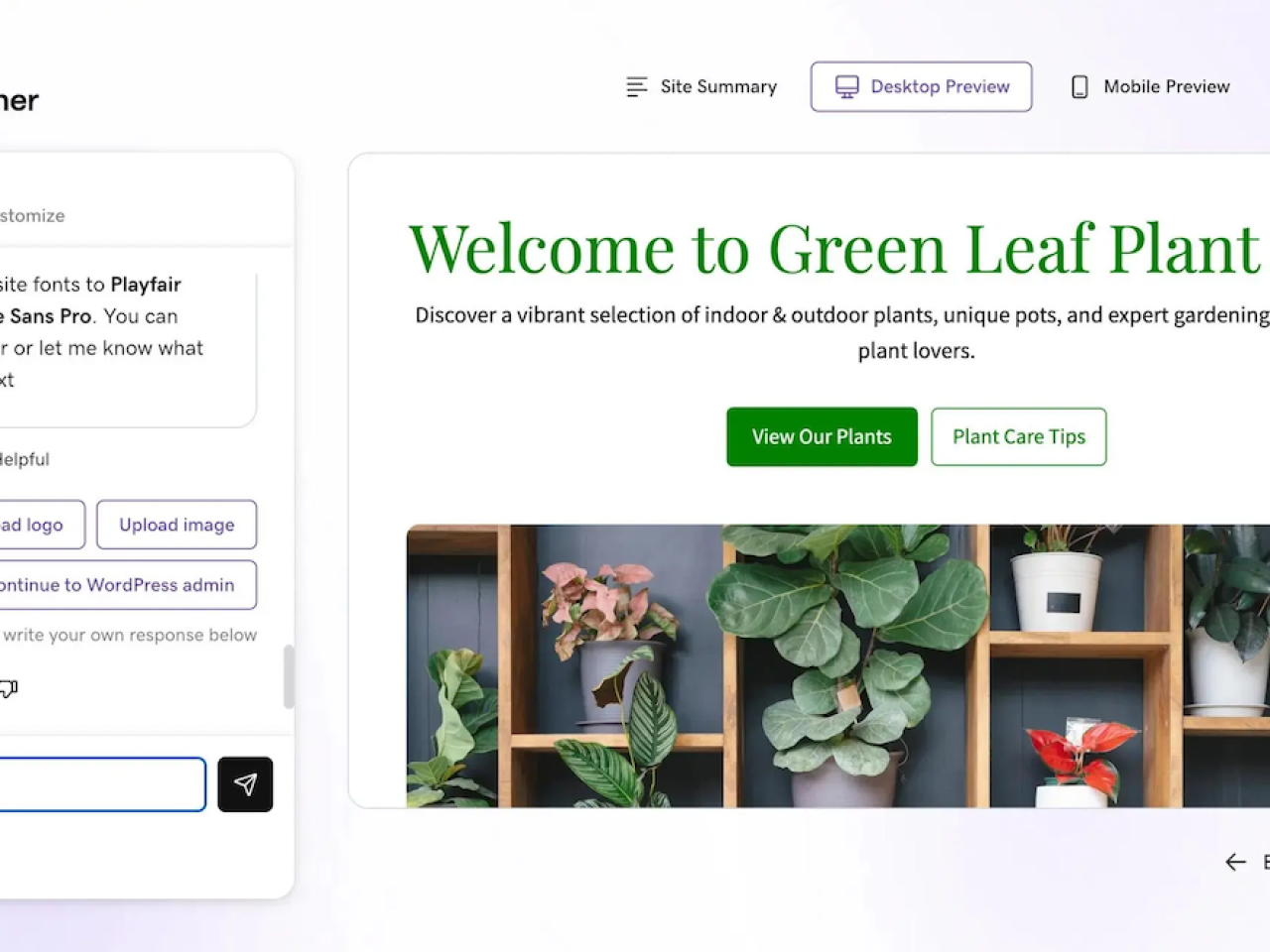 GoDaddy Airo Site Designer.