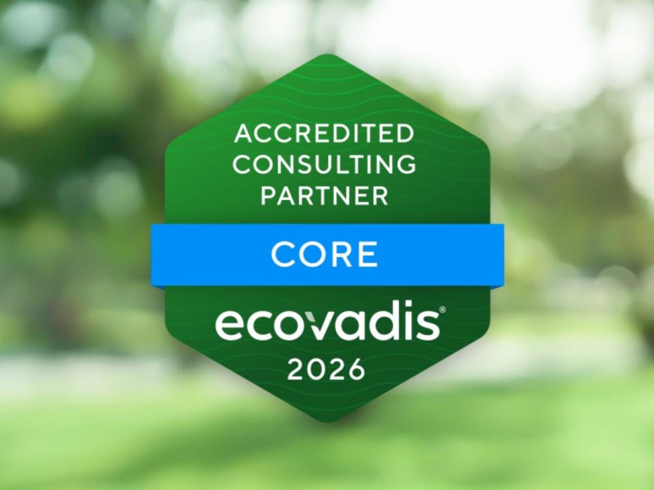 Ecovadis Accredited Consulting Partner badge