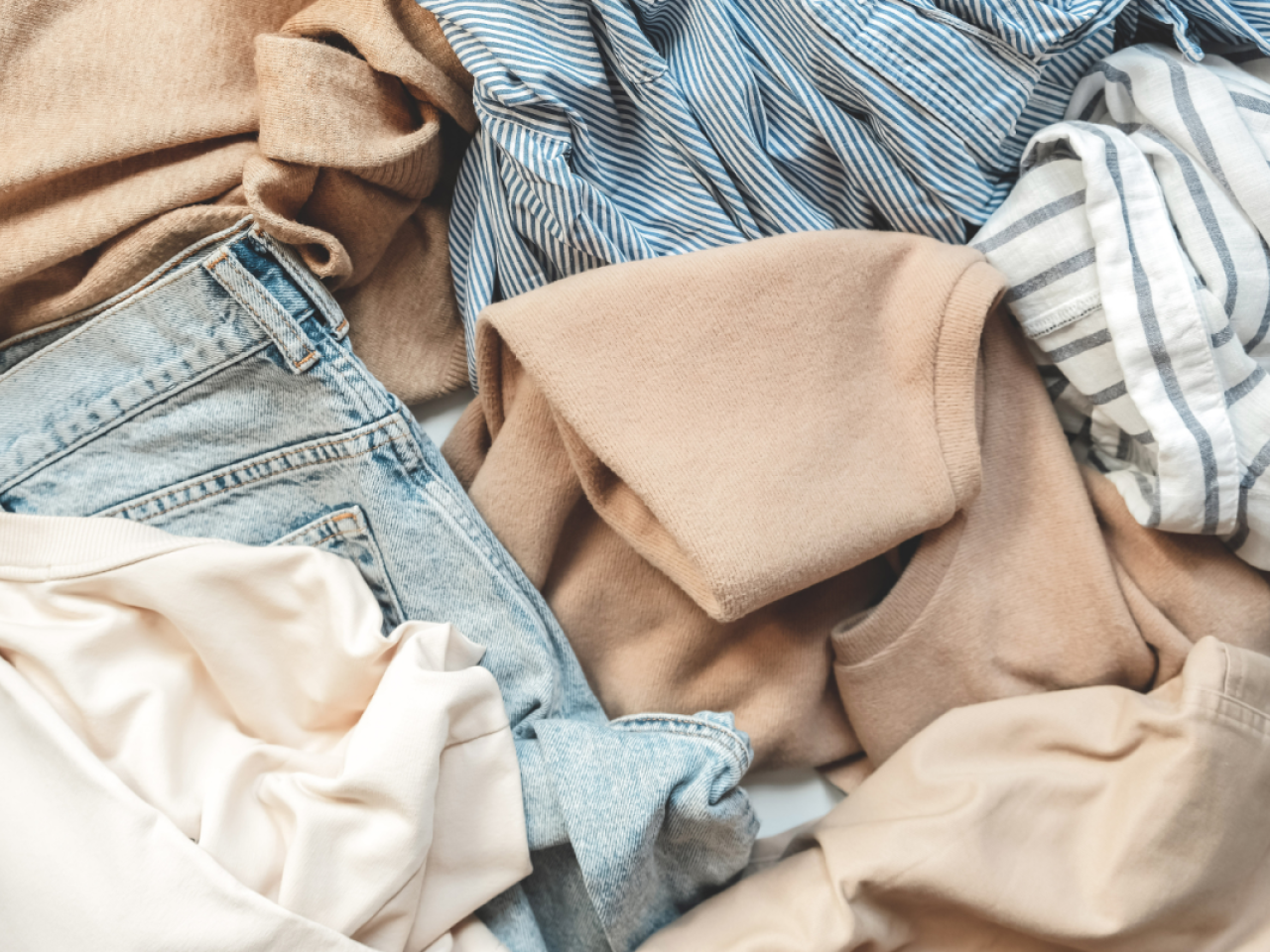 shirts and pants close up