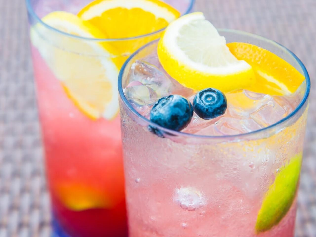 A pair of "mocktails" are shown.