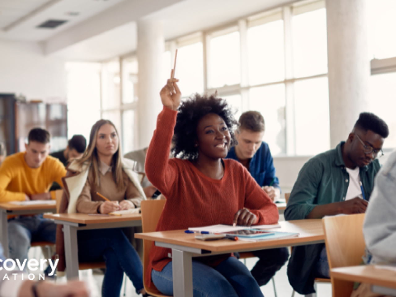 students in a classroom