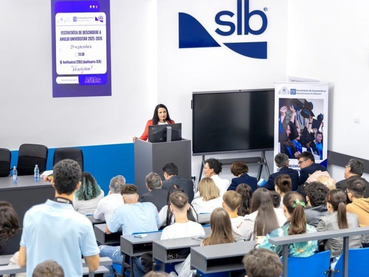 classroom of students and lecturer