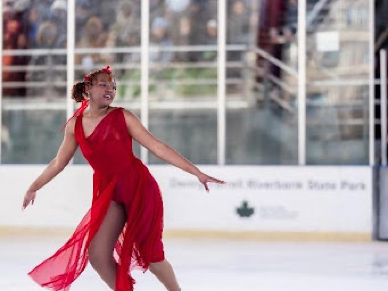 Figure Skating in Harlem student performing.