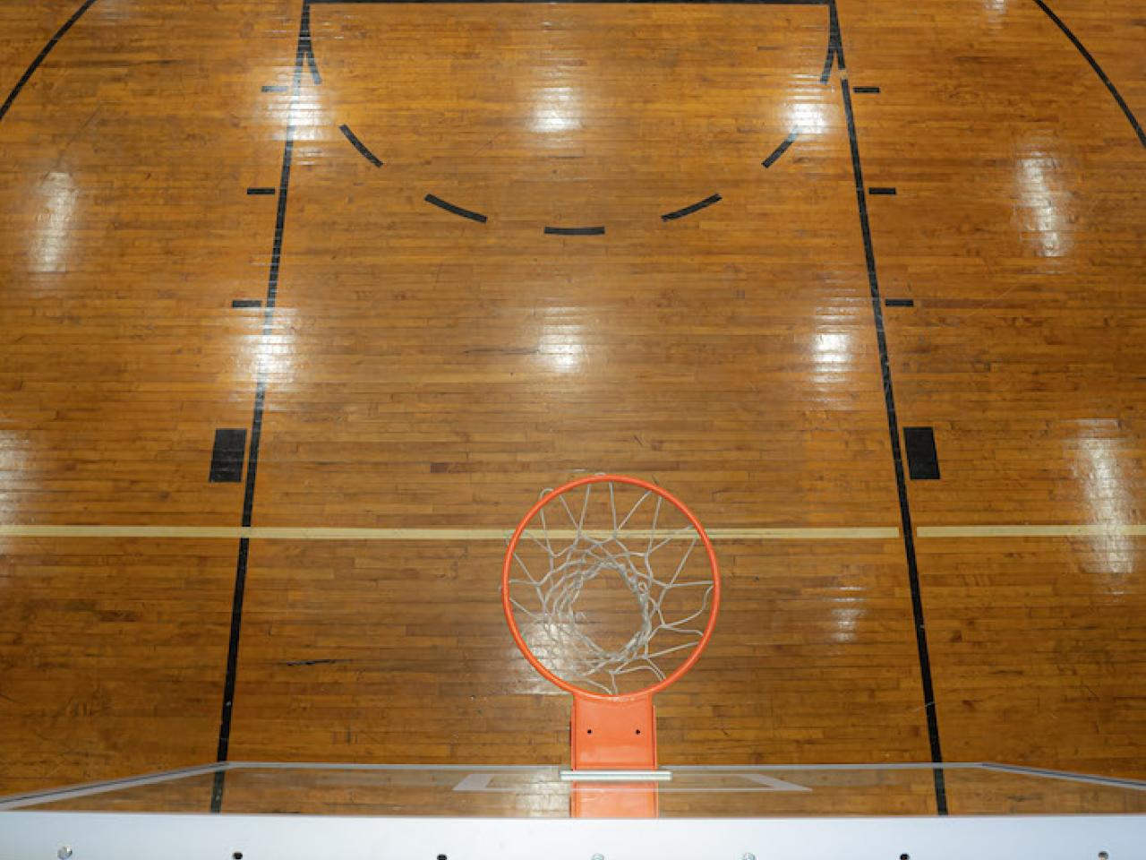 Basketball hoop.