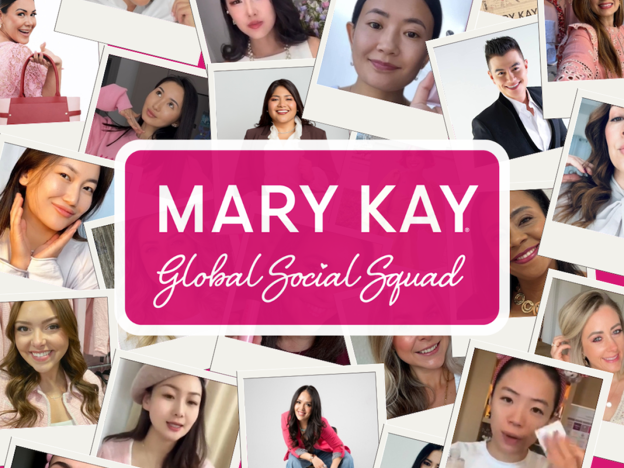 Mary Kay Inc. announces the launch of its Global Social Squad (GSS) Pilot Program, consisting of 73 members with representation across 15 markets. (Photo Courtesy: Mary Kay Inc.)
