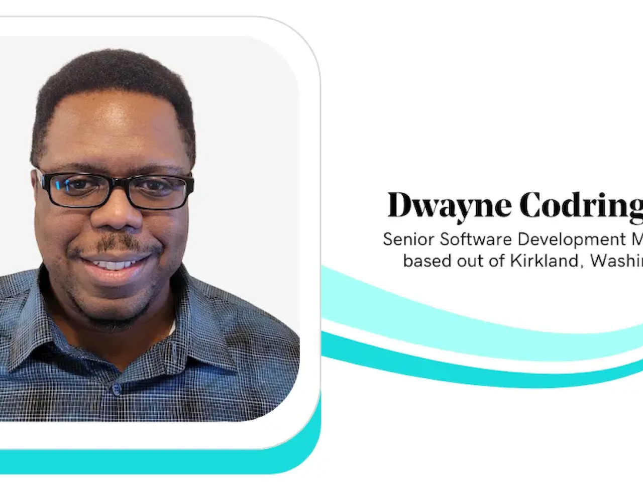 Dwayne Codrington, Senior Software Development Manager, GoDaddy.