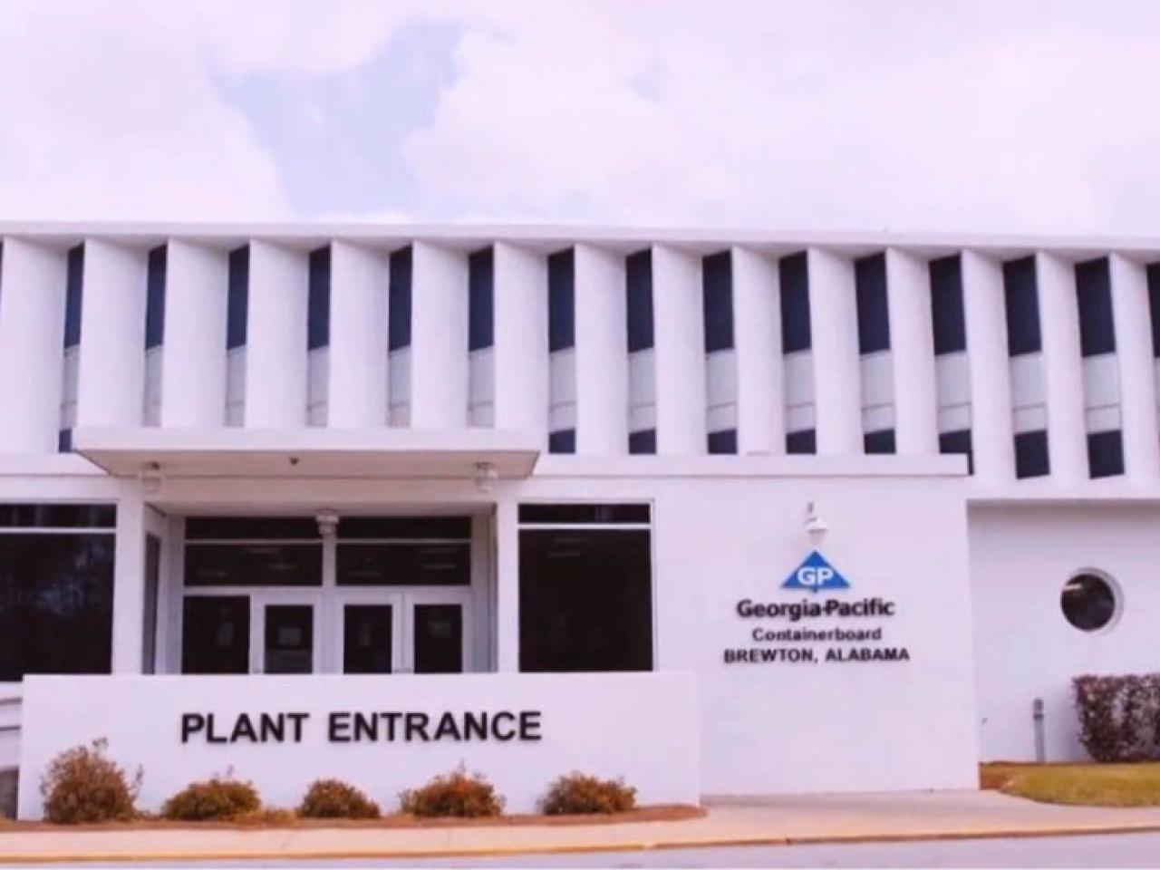 Georgia-Pacific Plant Entrance