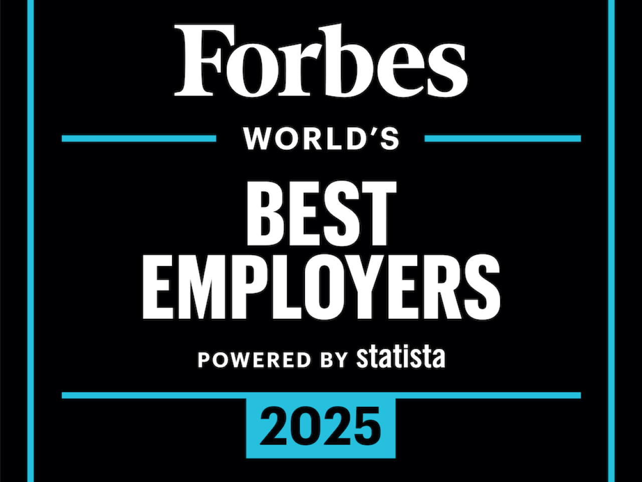 Forbes World's Best Employers 2025 logo