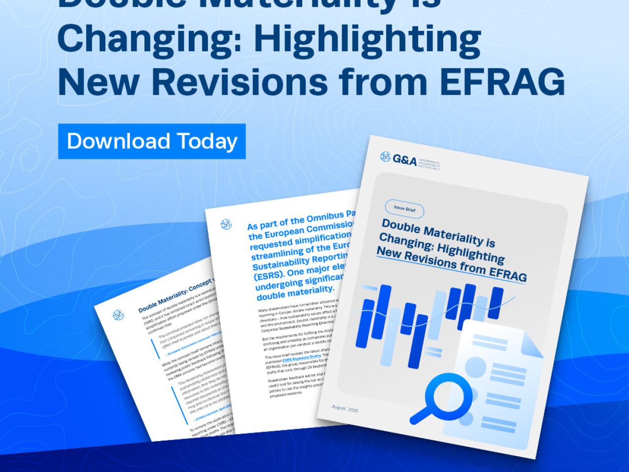 Double Materiality is Changing: Highlighting New Revisions from EFRAG
