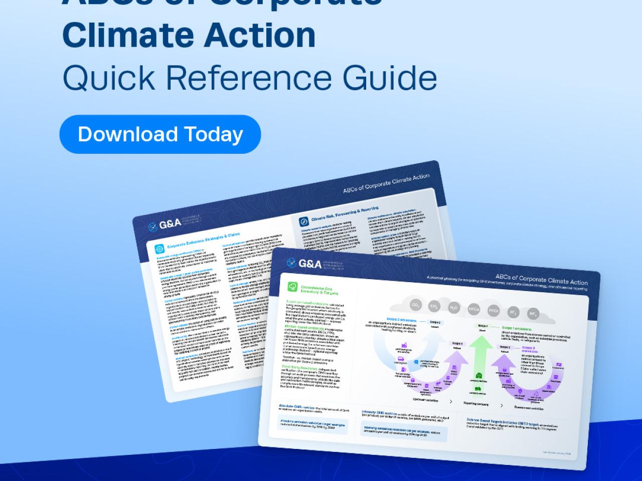 G&A’s ABCs of Corporate Climate Action Quick Reference Guide