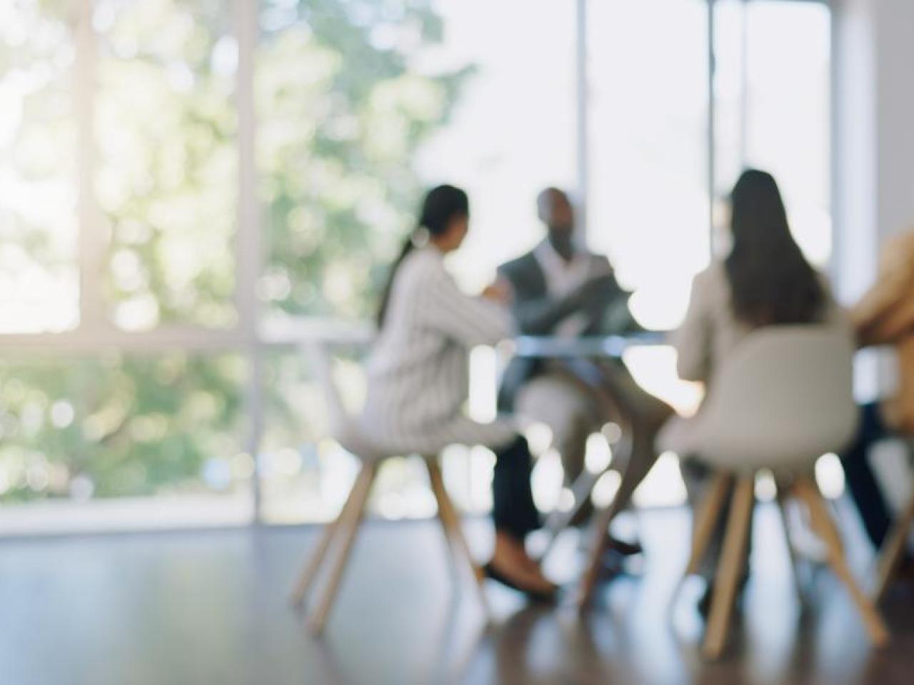 HPRC Advisory Board Coworkers meeting around a table