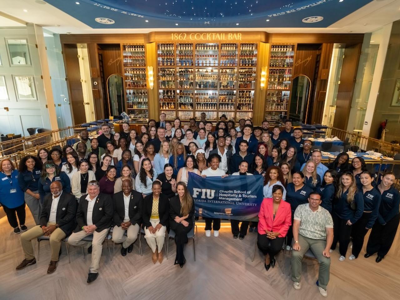 Group photo of students and faculty