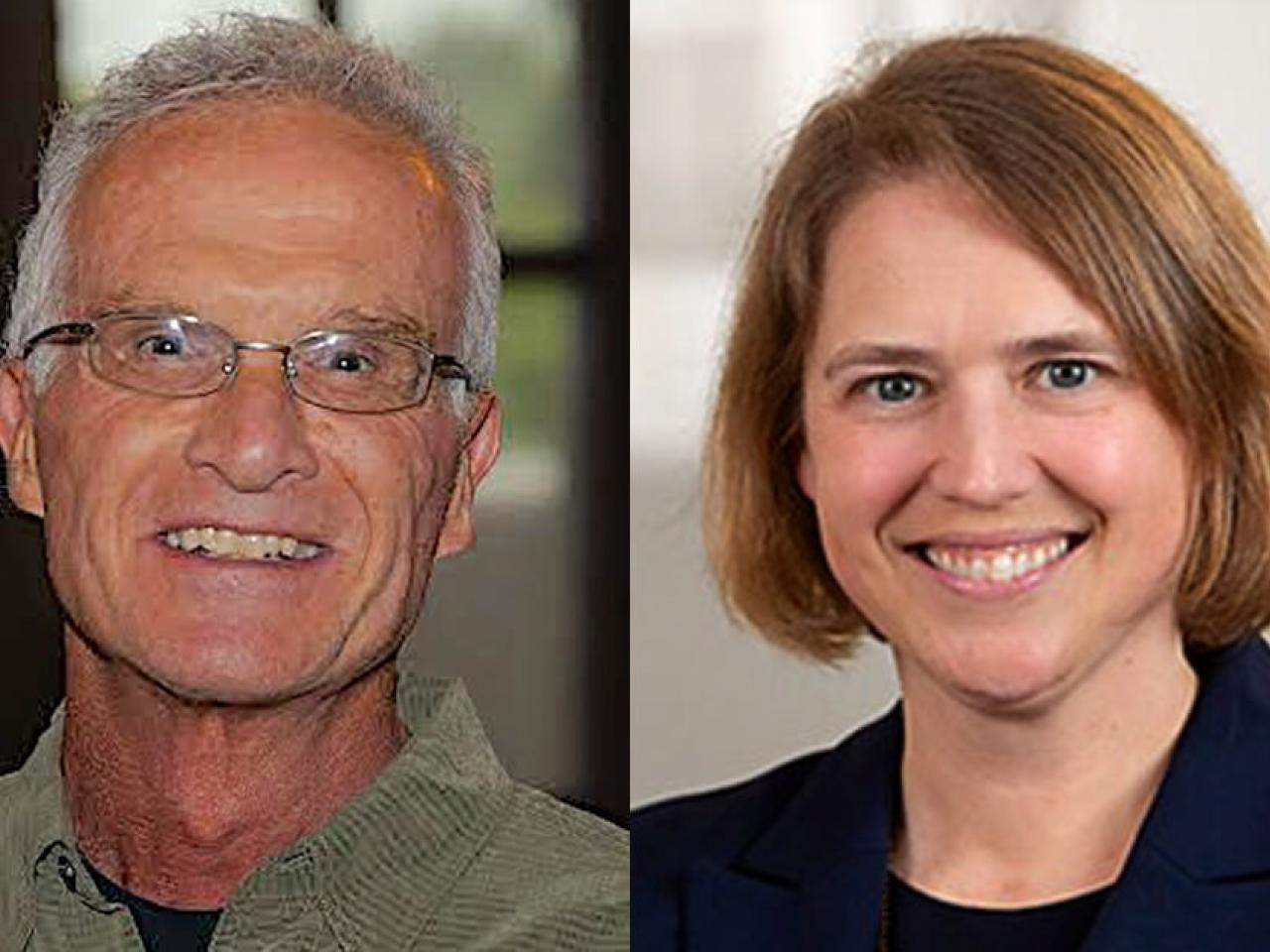 Cliff Feigenbaum of GreenMoney and Marian Macindoe of Parnassus