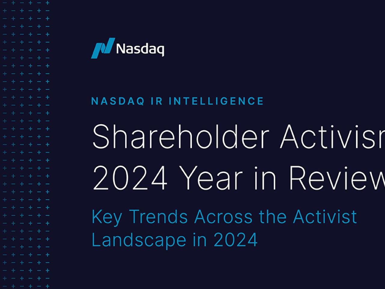 "Shareholder Activism: 2024 Year in Review"