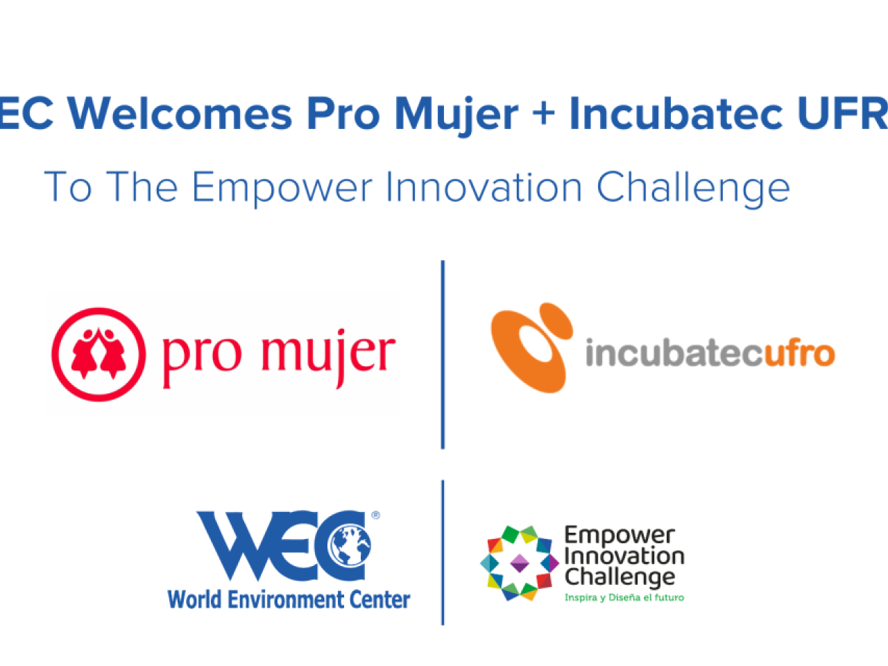 Pro Mujer and Incubatecufro - WEC partnership