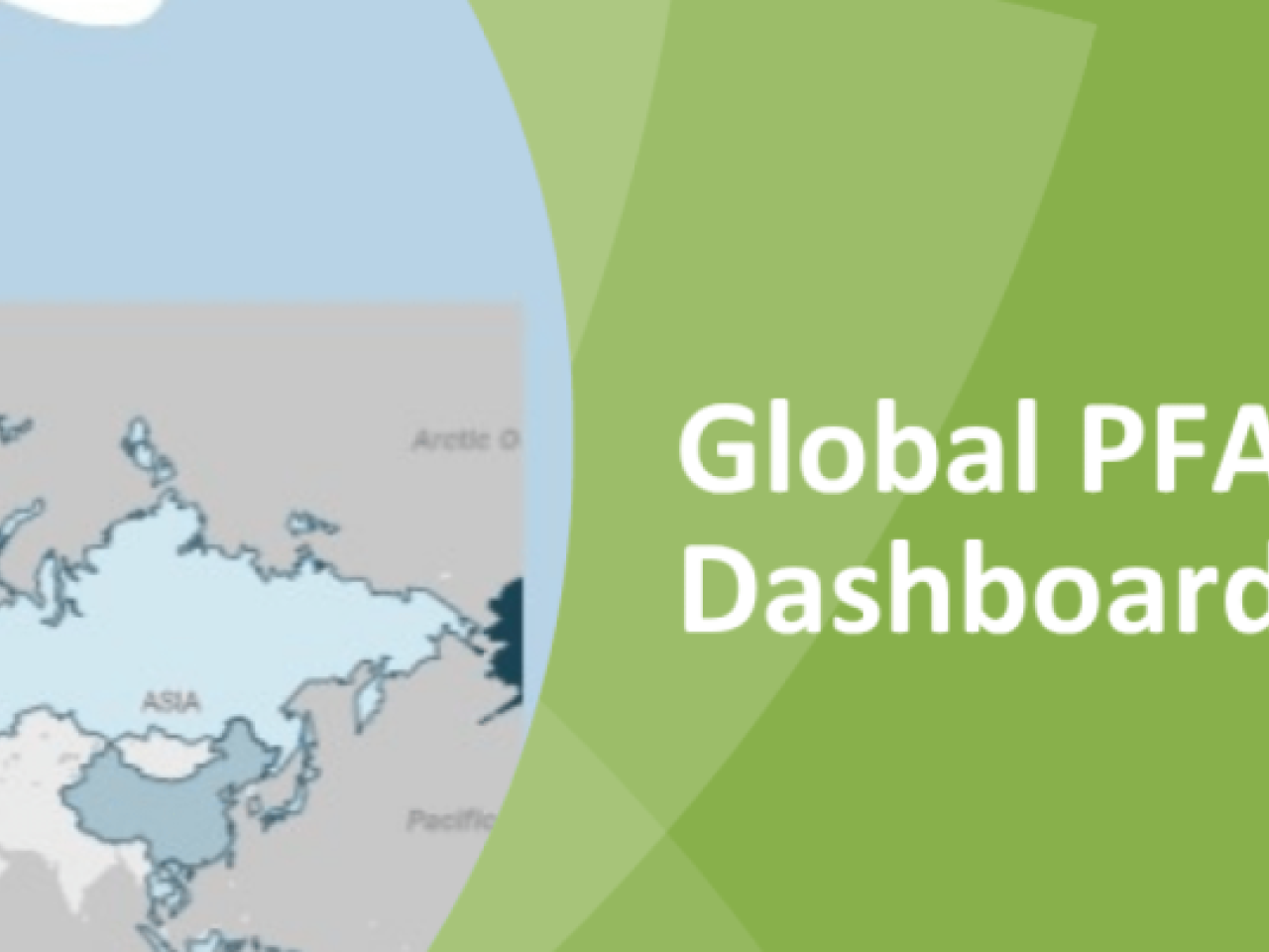 Banner with title text and image of the PFAS dashboard