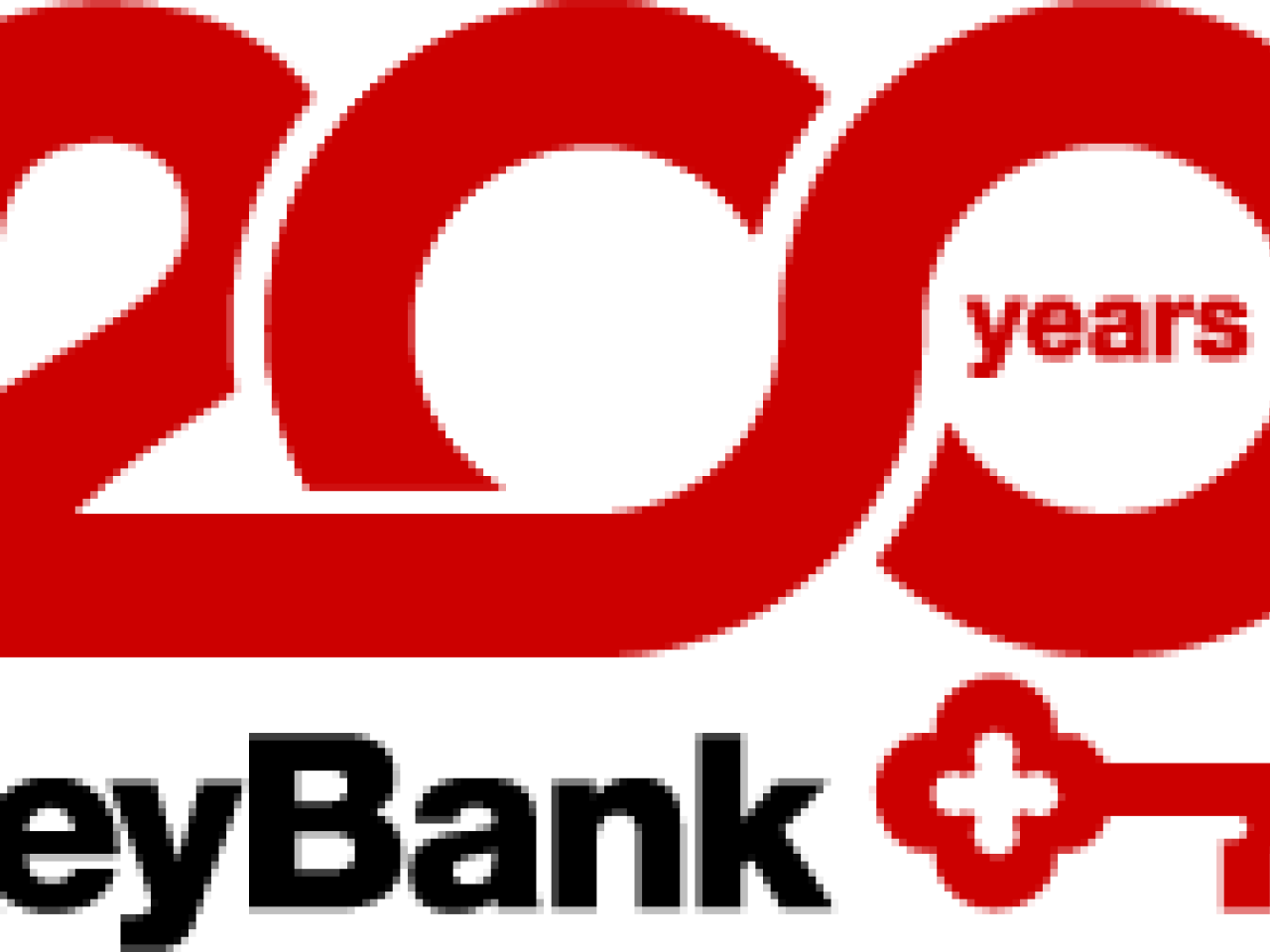 KeyBank 200 Years Bicentennial logo.