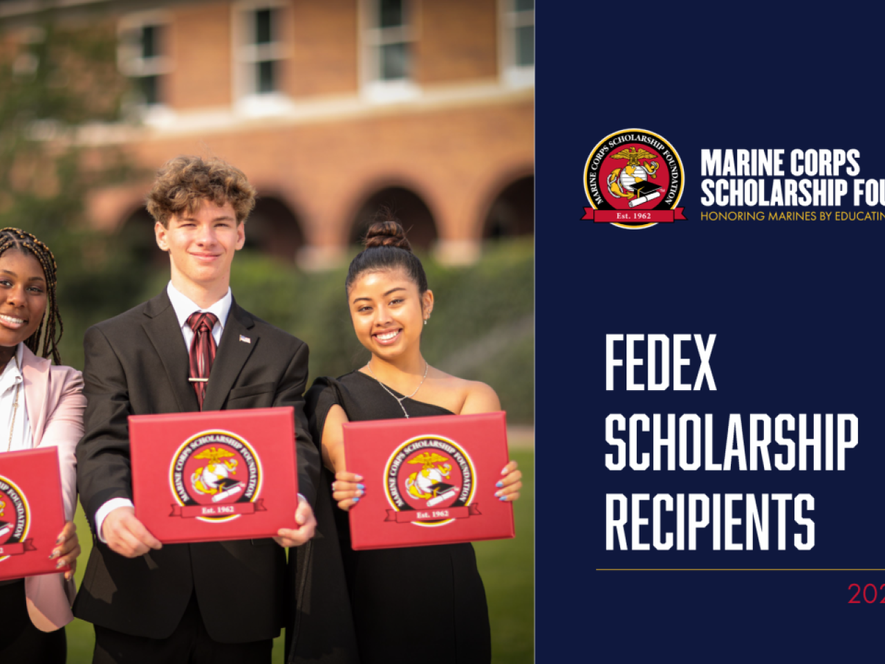 Three FedEx Scholarship Recipients