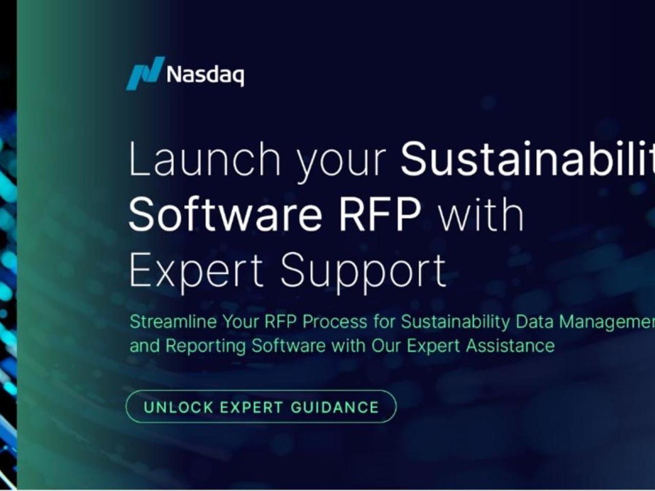 "Launch your Sustainability Software RFP with Expert Support"