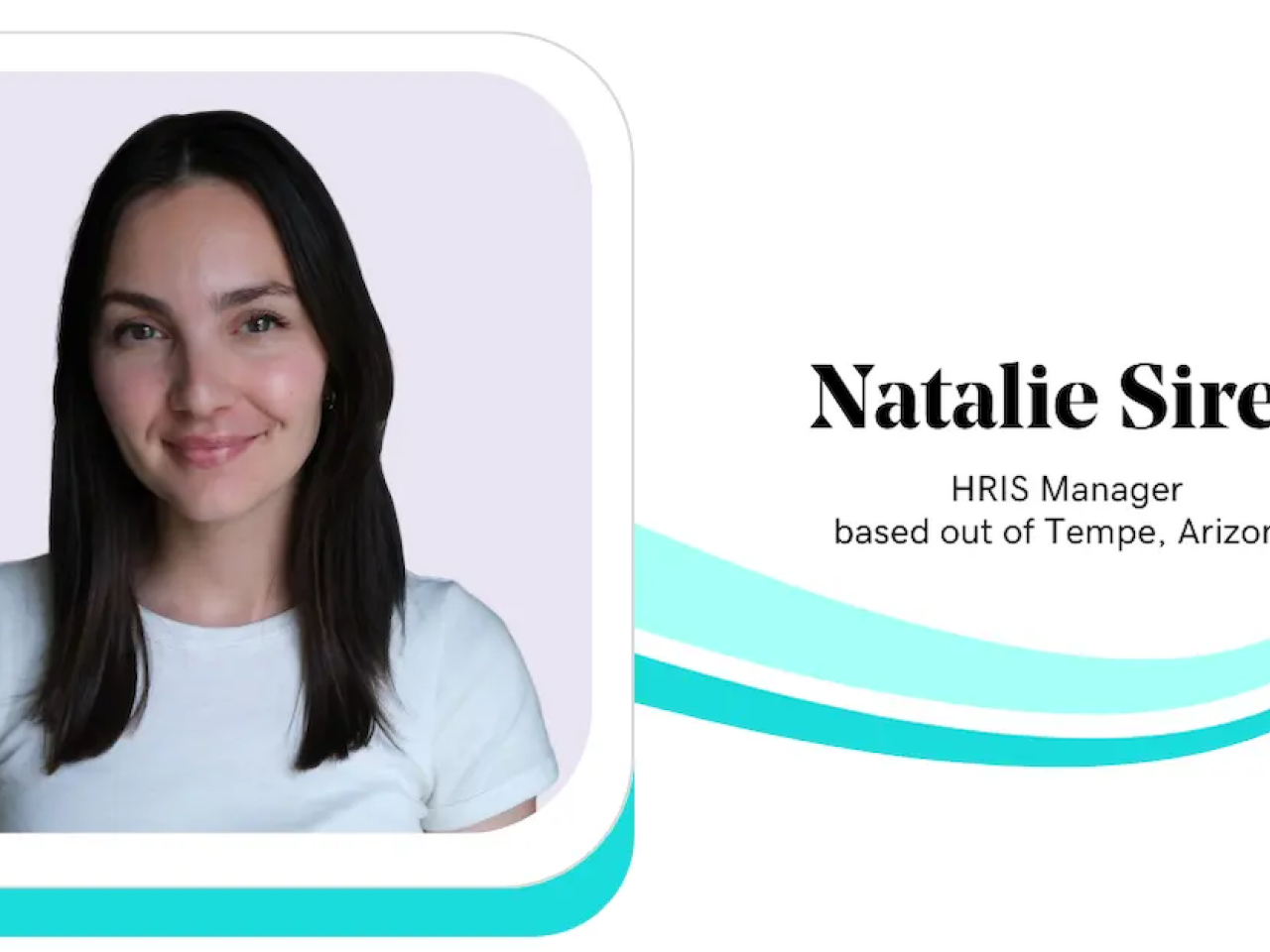 Natalie Sires, HRIS Manager, GoDaddy.
