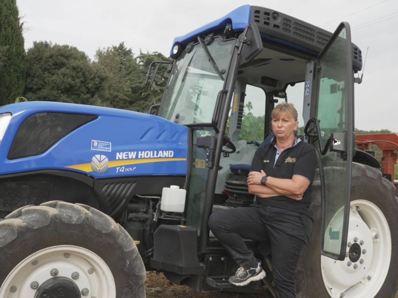 New Holland Agriculture customer Patrizia Cencioni recounts how farming equipment has helped her business