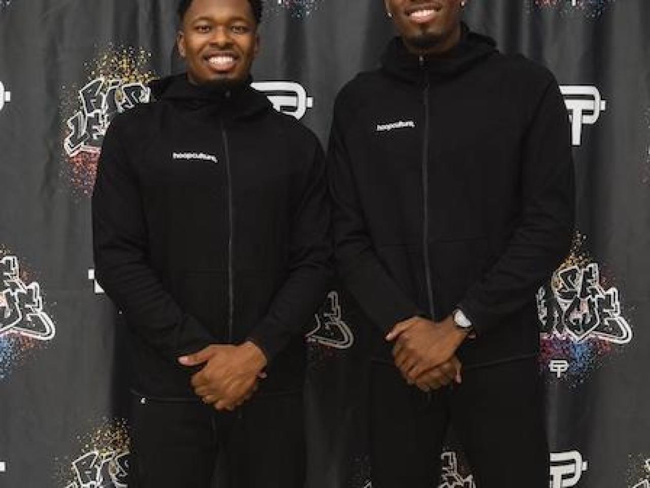 The Rise League Co-Founders Dwight and Dmitri Thompson.