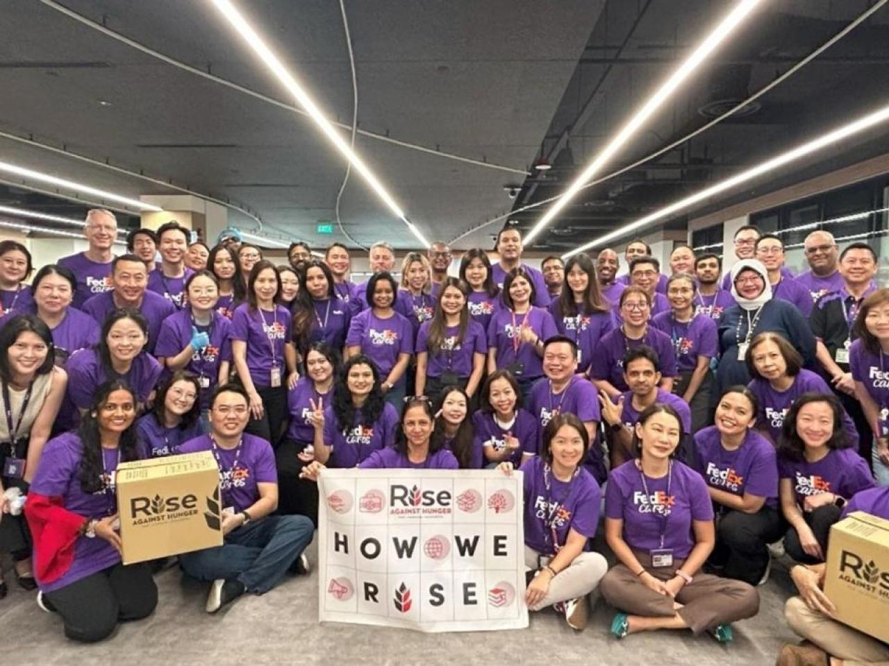 Group photo of volunteers