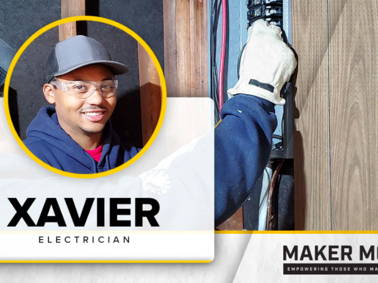 Xavier Owens Maker Month headshot