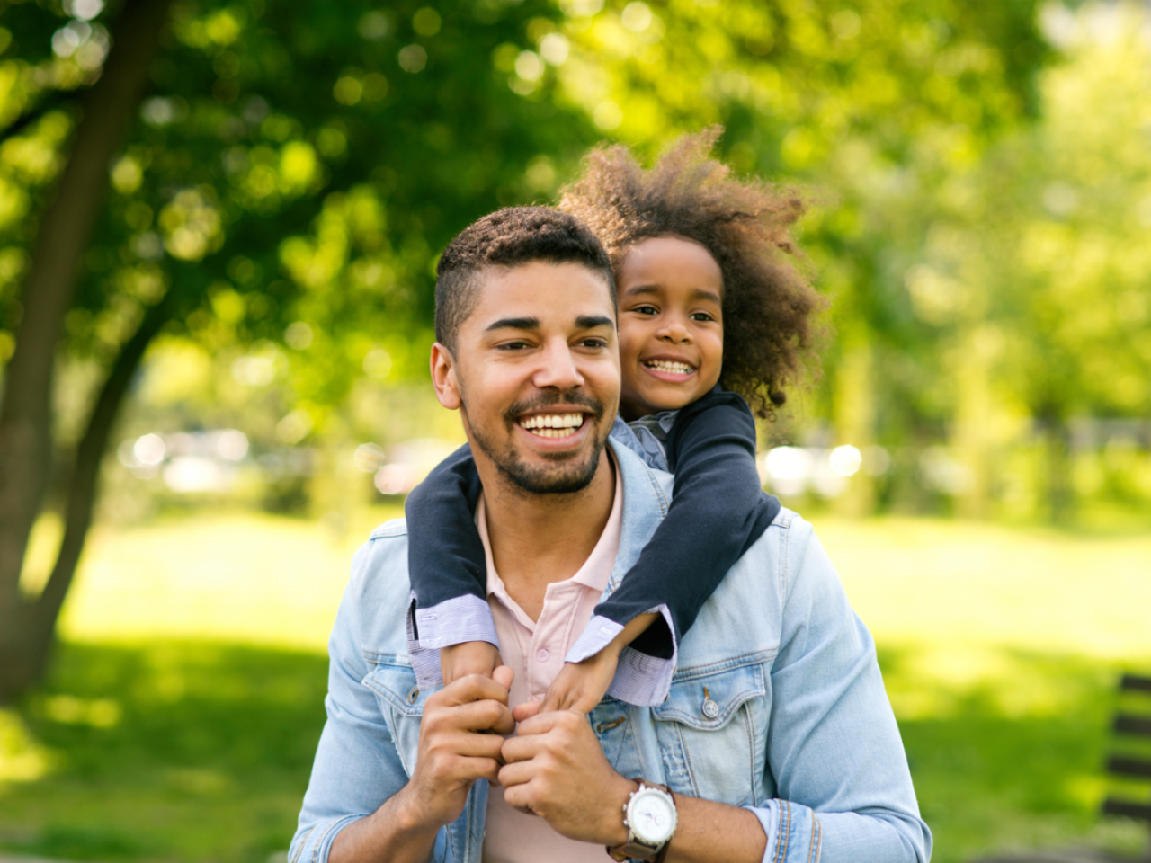 Father with child