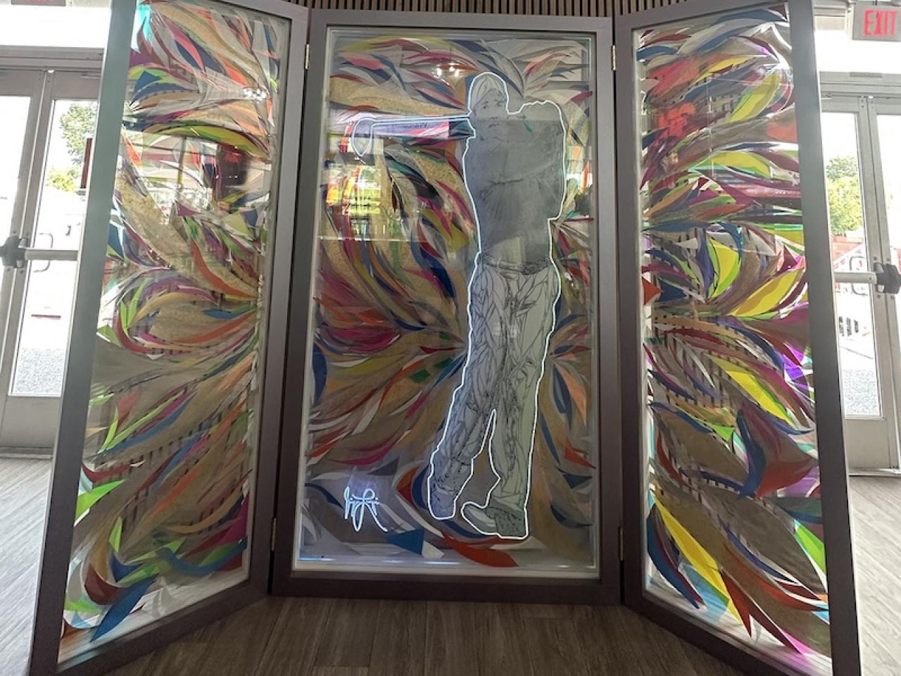 In a display of artistic innovation and athletic homage, 3M unveiled "Shimmering Victory,” a captivating art installation honoring the 2024 3M Open Champion, Jhonattan Vegas.  