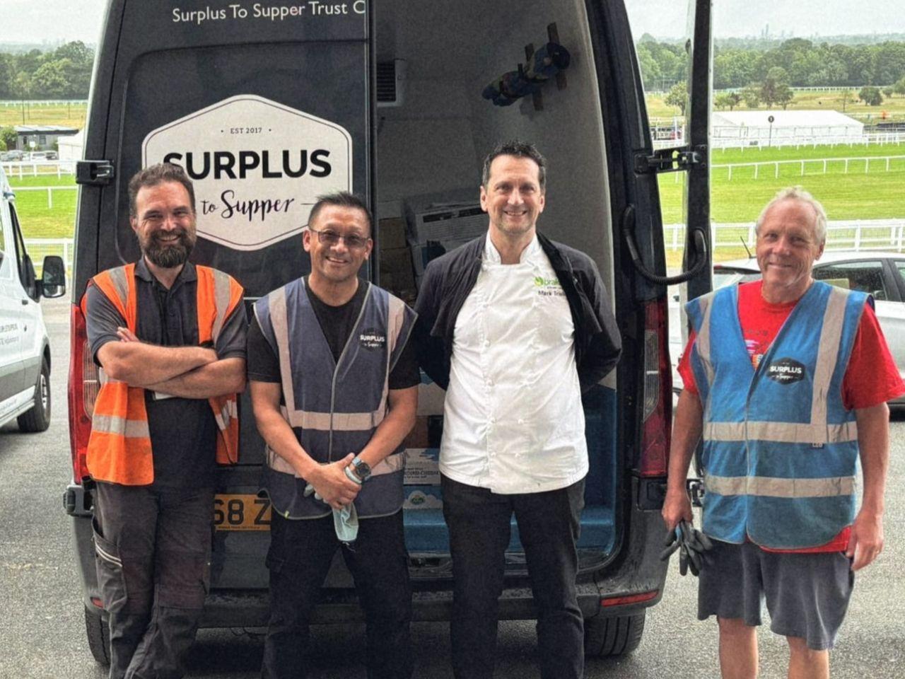Surplus to Supper van with volunteers in front