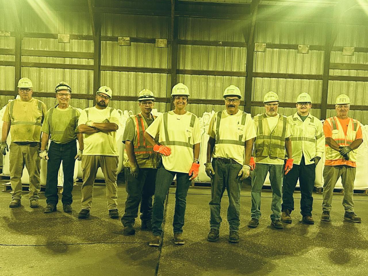 Troy Grove plant employees