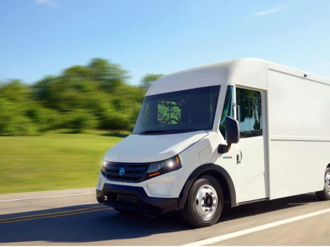 White commercial EV