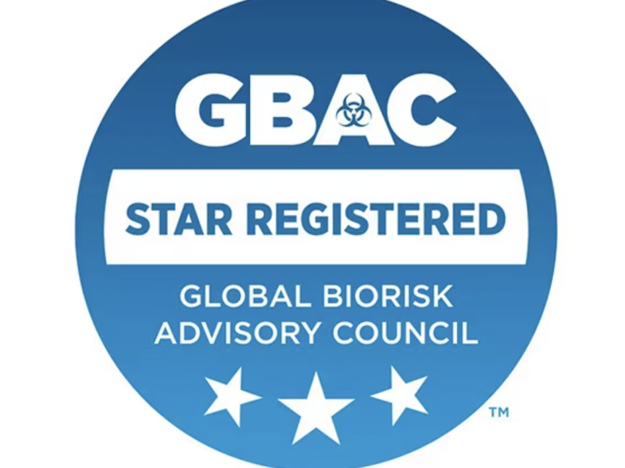 GBAC Star Registered logo. Global BioRisk Advisory Council