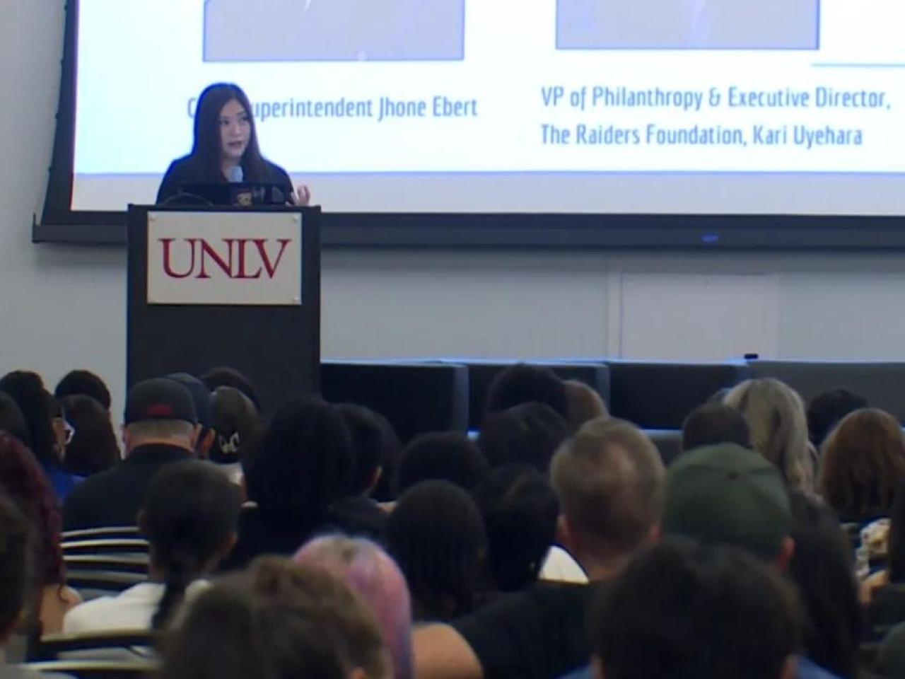 Speaker presenting at Trade School Readiness Boot Camp