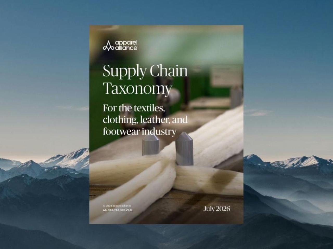 Supply Chain Taxonomy document cover