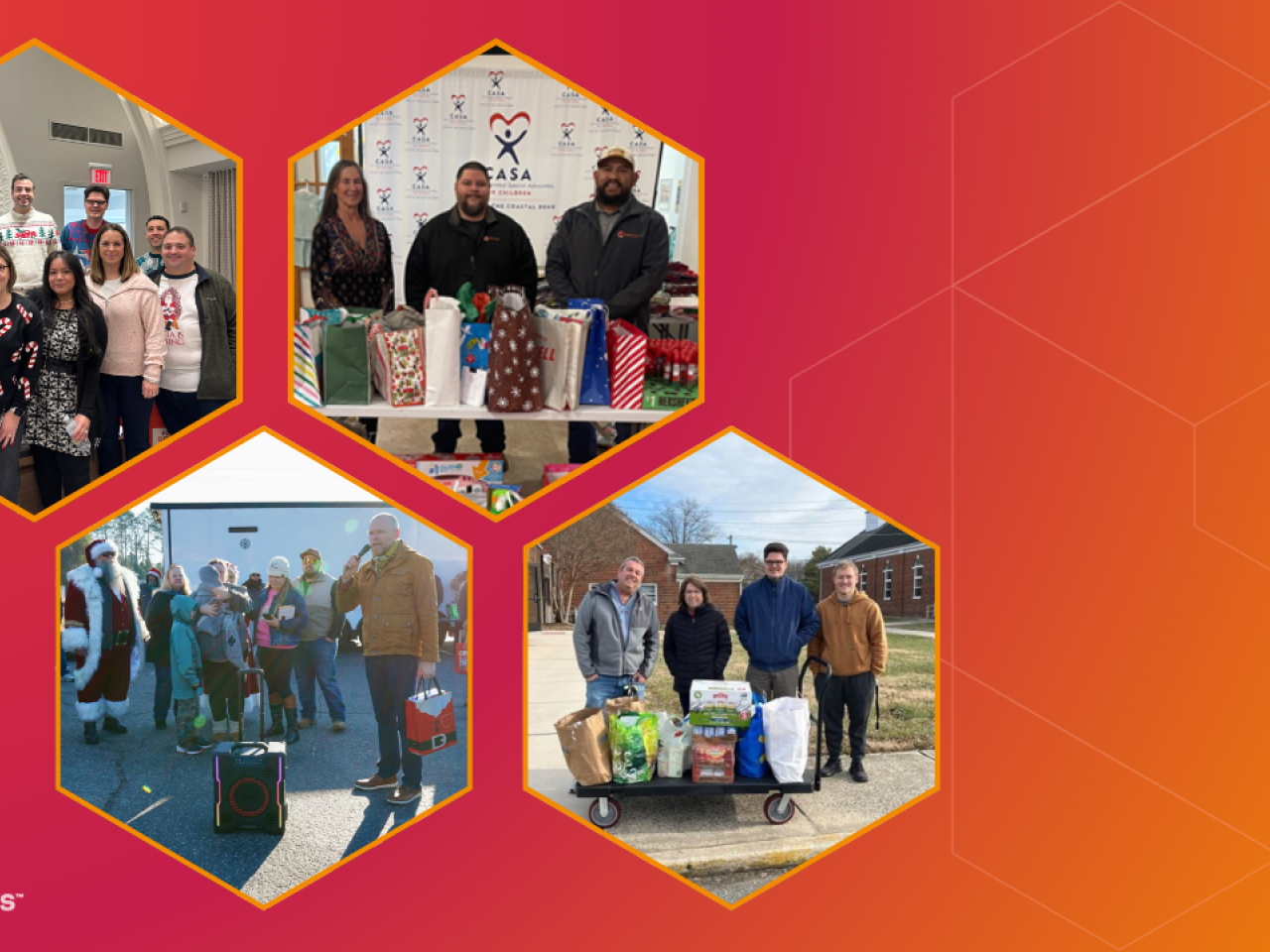 Collage of photos of Chemours employees volunteering in their communities