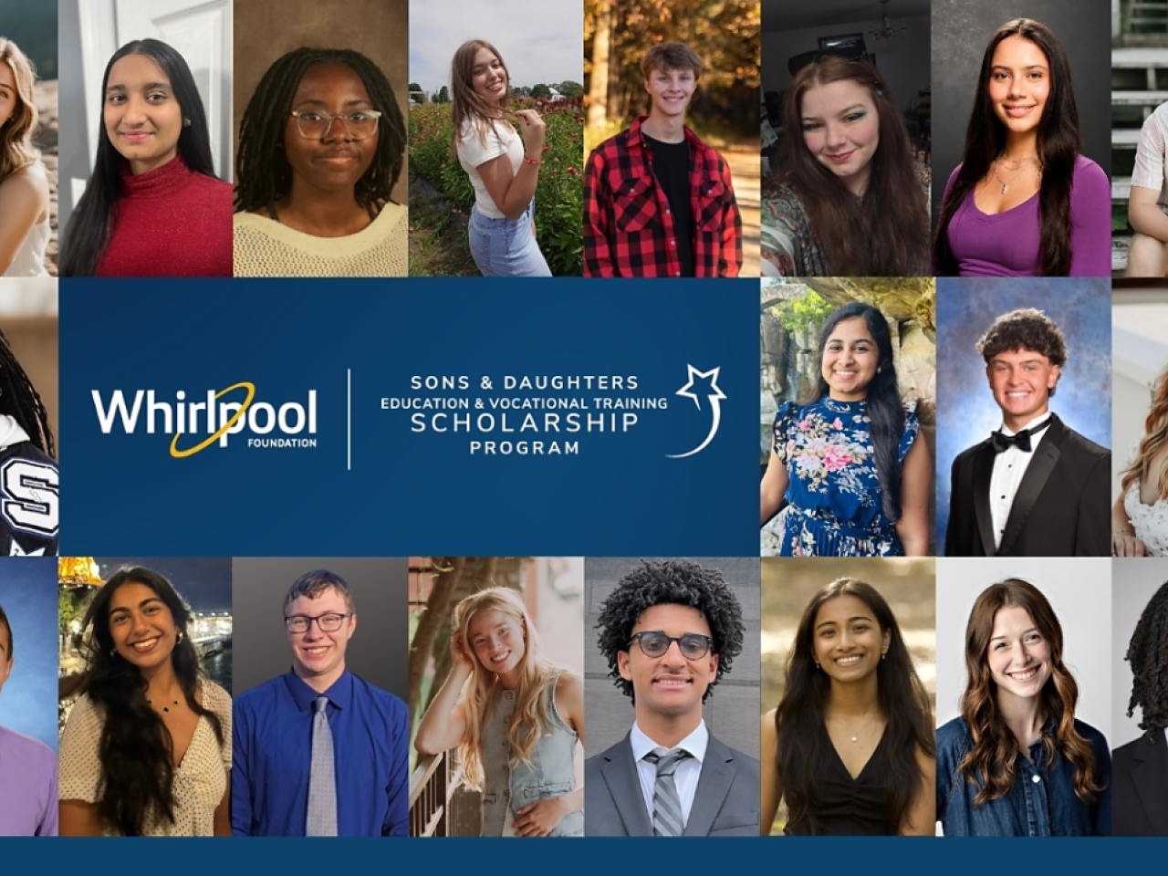 Collage of scholarship recipients
