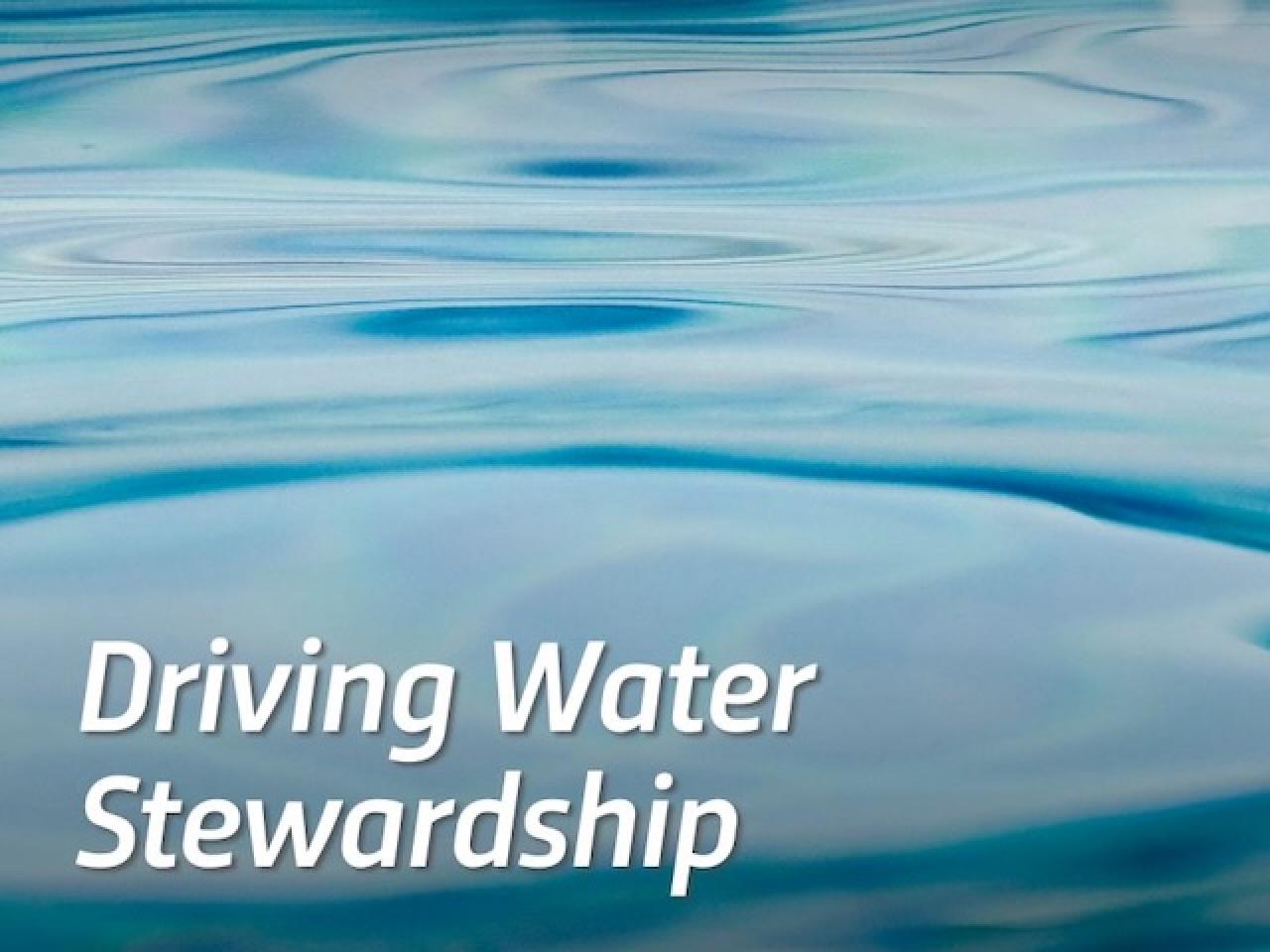 Griffith Foods: Driving Water Stewardship. We've achieved a 40% reduction in water use in water-stressed areas.