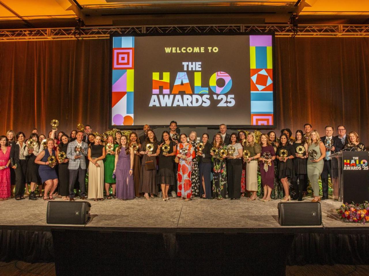 Winners onstage at The 2025 Halo Awards