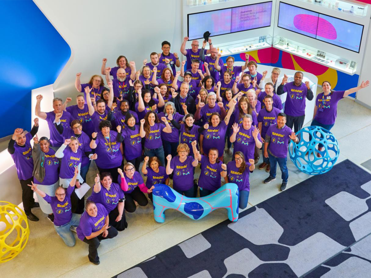 MilliporeSigma employees volunteering through SPARK