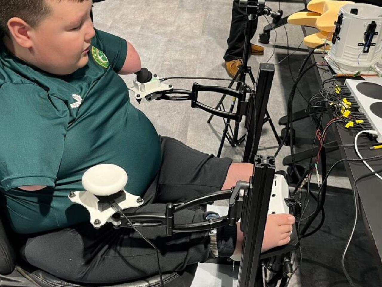 Daire with the gaming rig