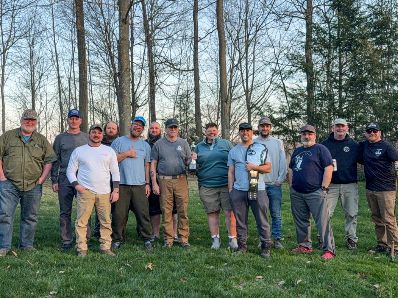 A group standing outside
