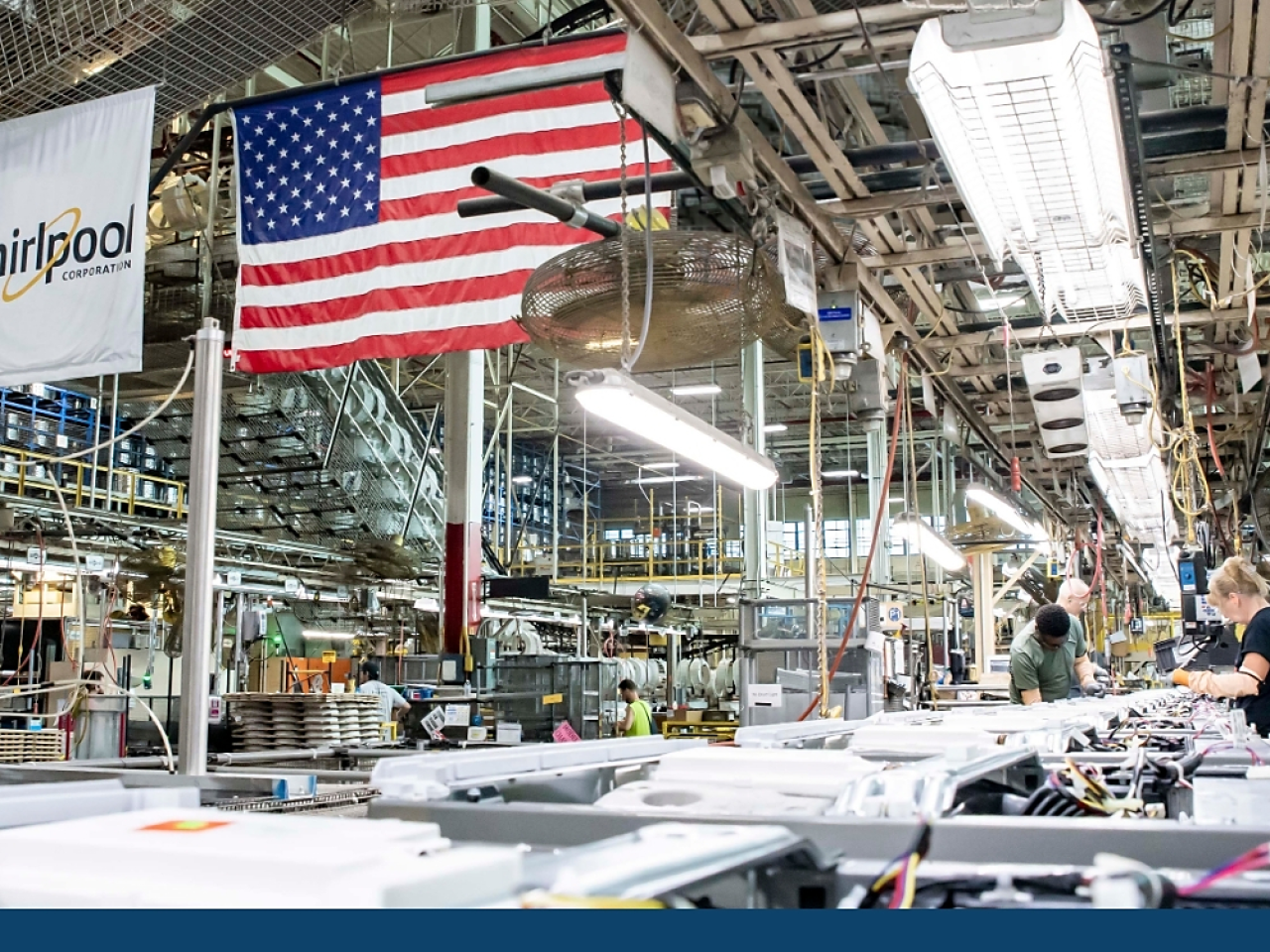 Inside a manufacturing plant