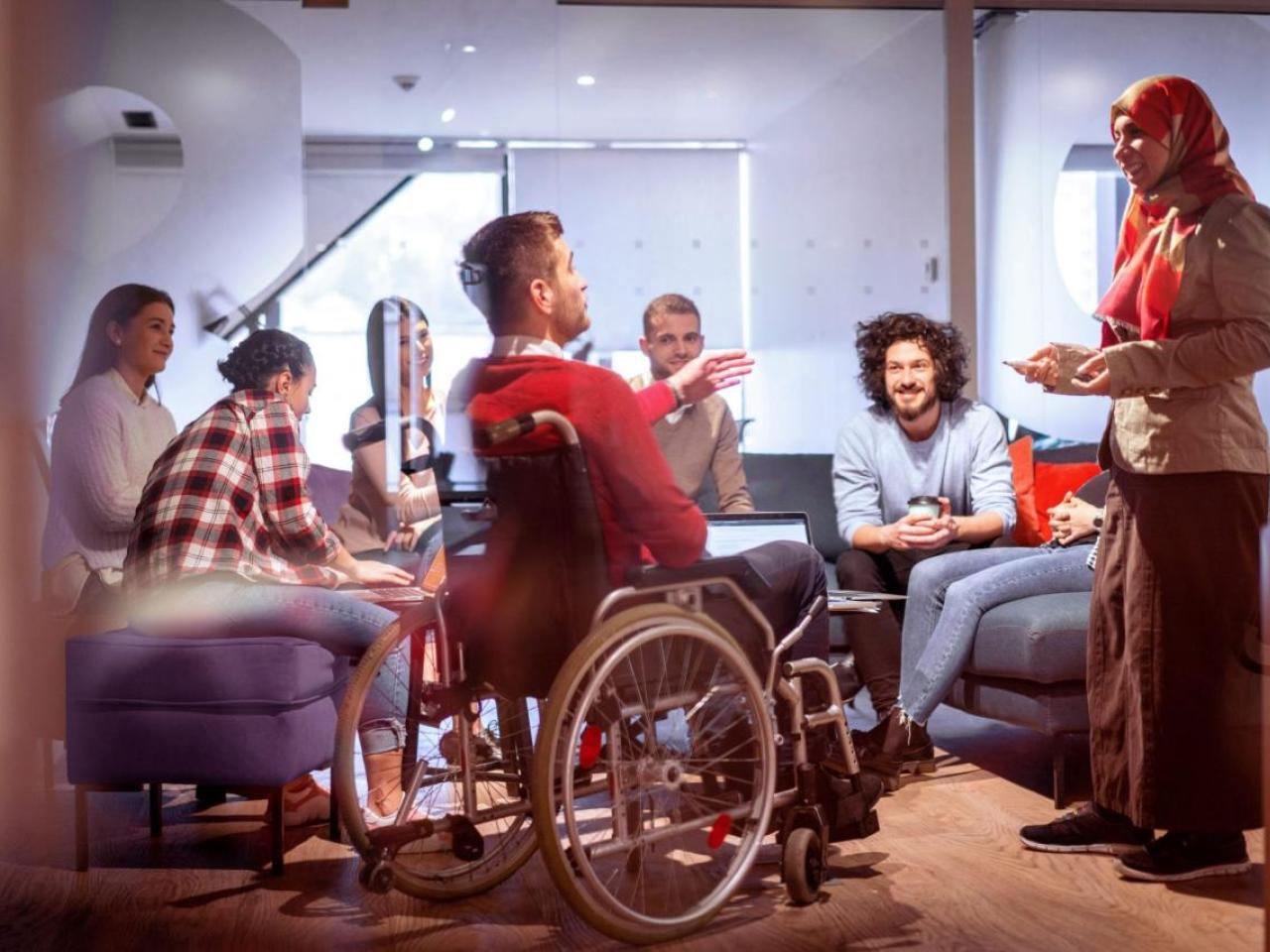 People meeting together