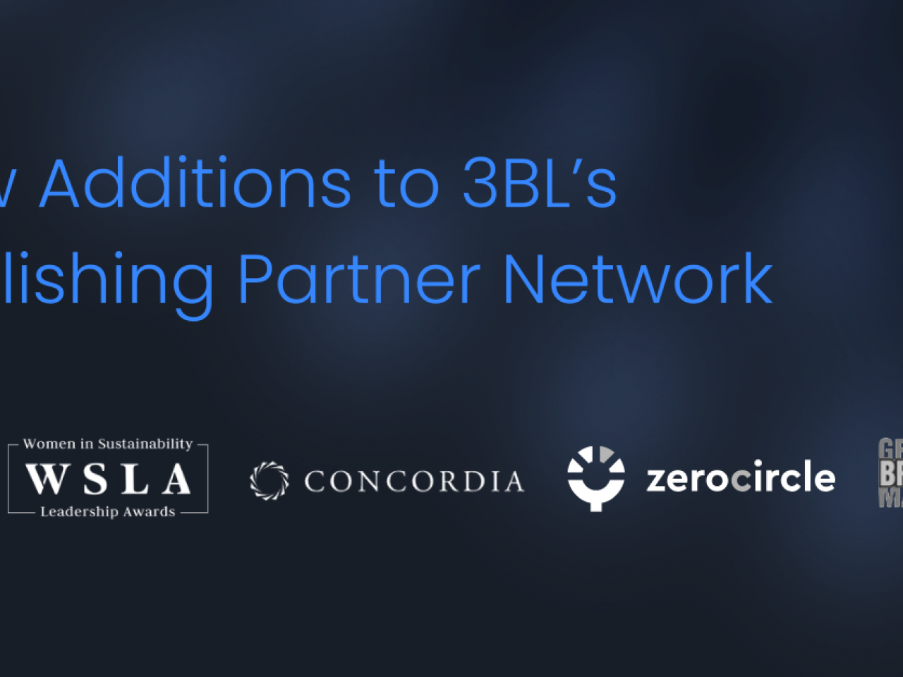 New Additions to 3BL's Publishing Partner Network