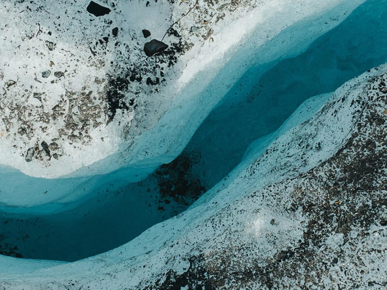 bird's eye view of a river