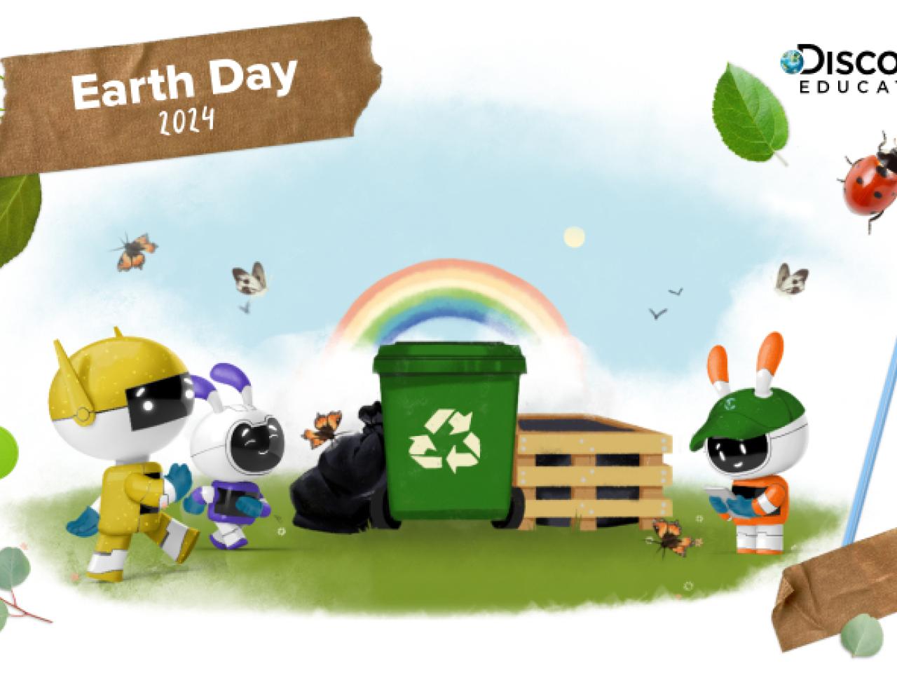 Discovery Education Earth Day 2024 graphic